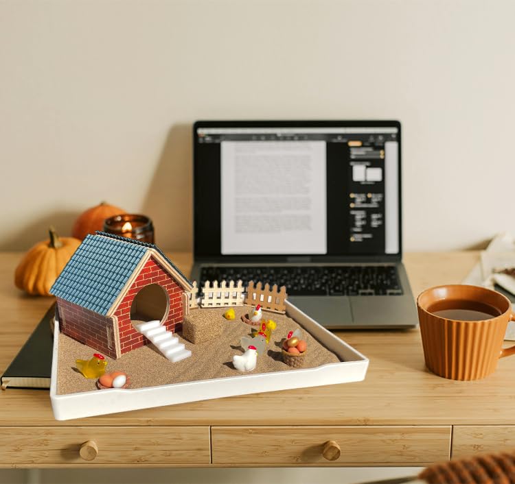 Threeheng fine desert sand in tray displaying texture and calming pattern possibilities