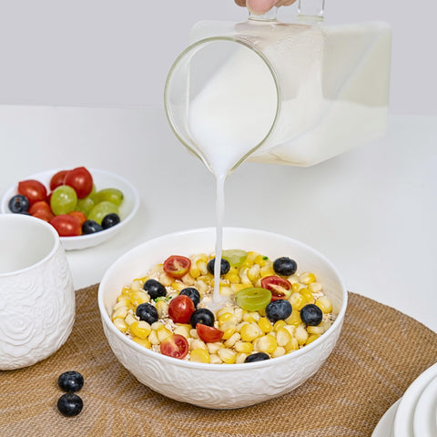 THRYVONA top view inside bowl showing smooth glaze and stain-resistant surface