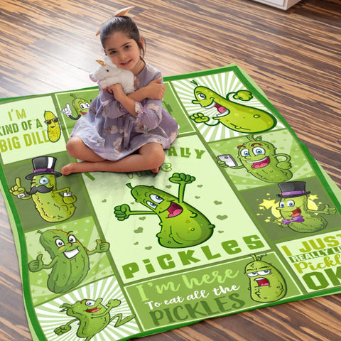 Thuswarm pickle blanket neatly folded showing compact packaging benefit