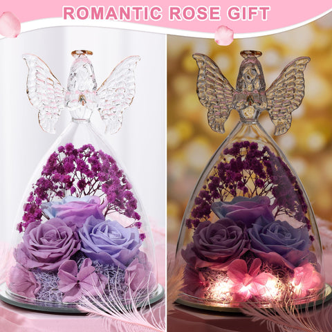 Tiaronics gift-ready box with angel figurine inside, convenient presentation for gifting