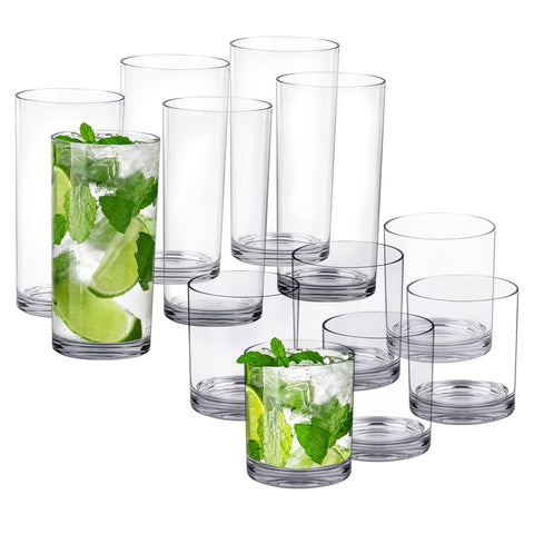 Tiawudi front packaging showing clear tumblers and set benefit