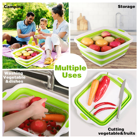Tiawudi board in use chopping vegetables for organized meal prep