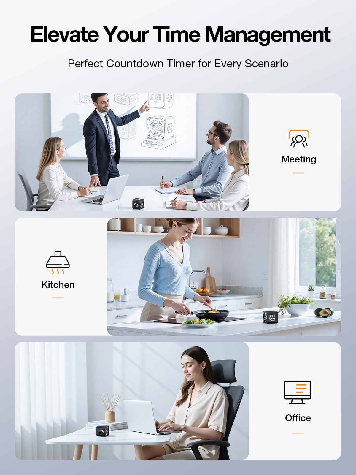 Ticktime TK3 held in hand to show size and portable convenience