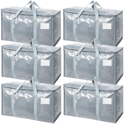 TICONN front view of light grey bag pack showing spacious storage benefit
