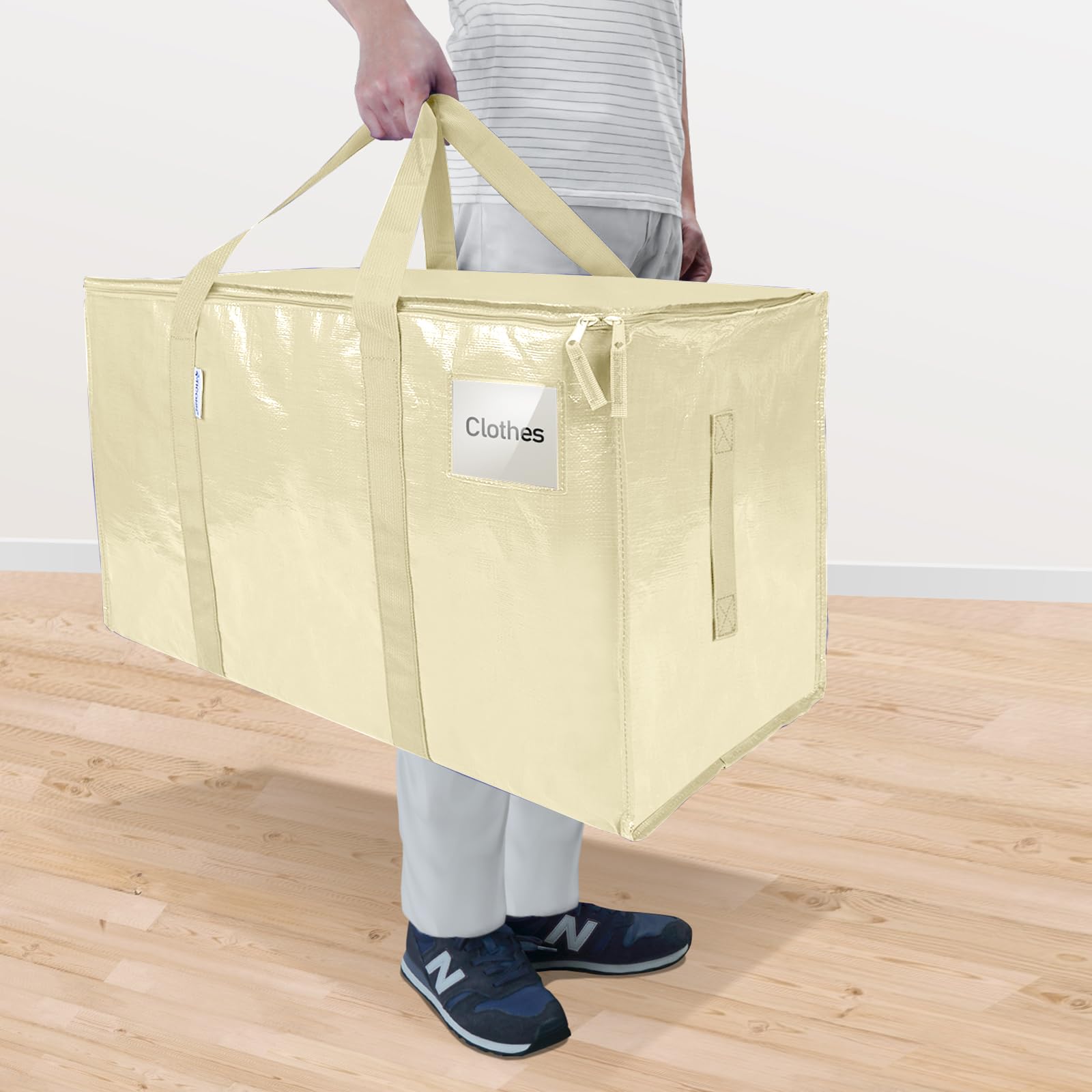 TICONN open top showing zipper and wide mouth for easy loading and faster packing benefit