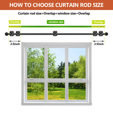 Tidisort rod next to measuring tape illustrating adjustable 66 to 120 inch sizing