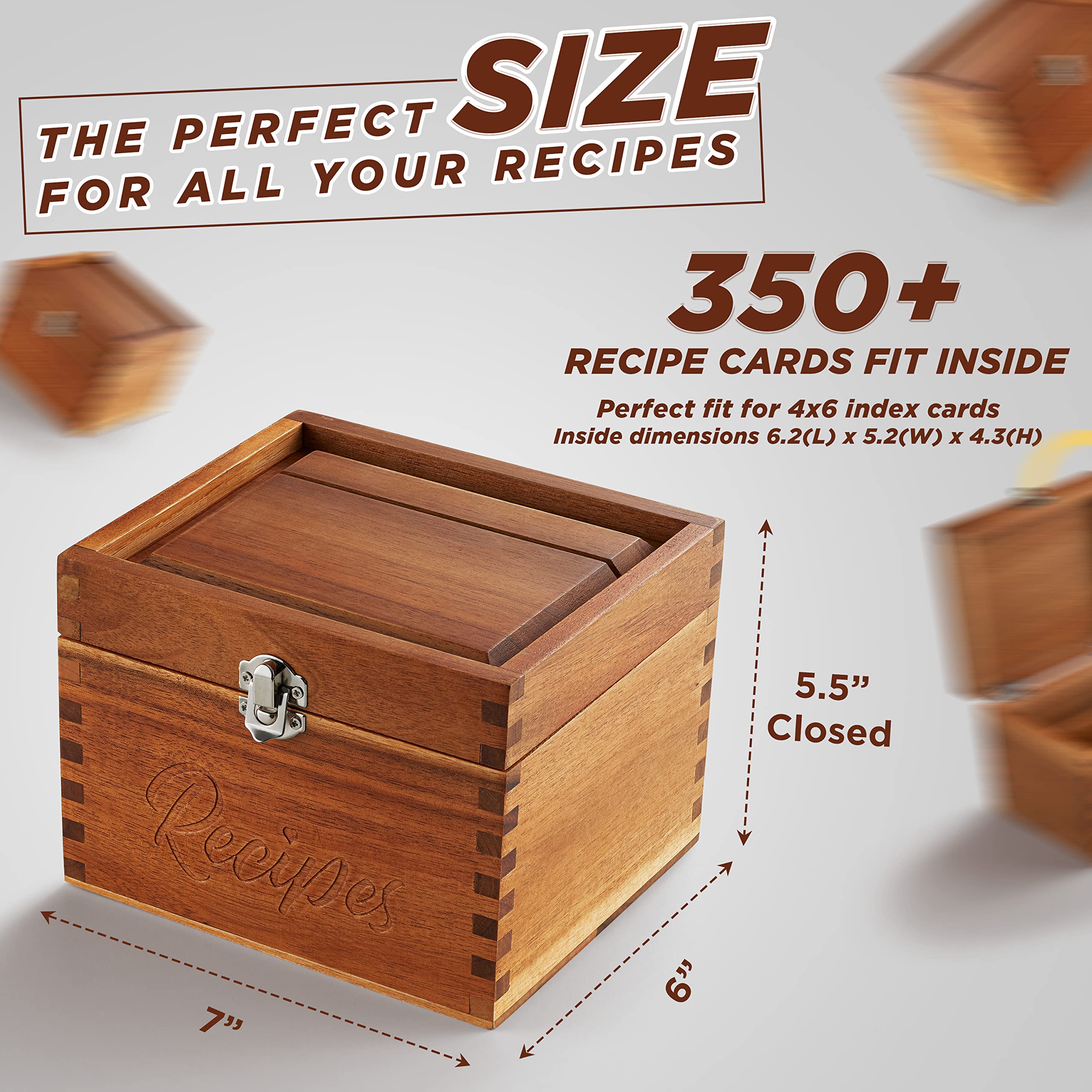 Tidita card slot in use holding a recipe upright for hands-free cooking