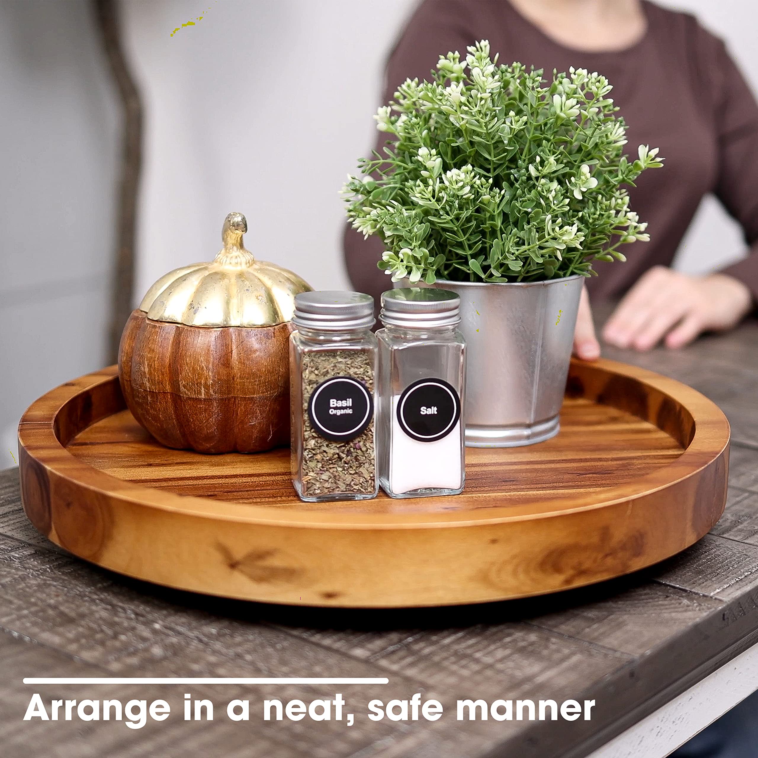 Tidita styled on dining table with charcuterie demonstrating entertaining convenience
