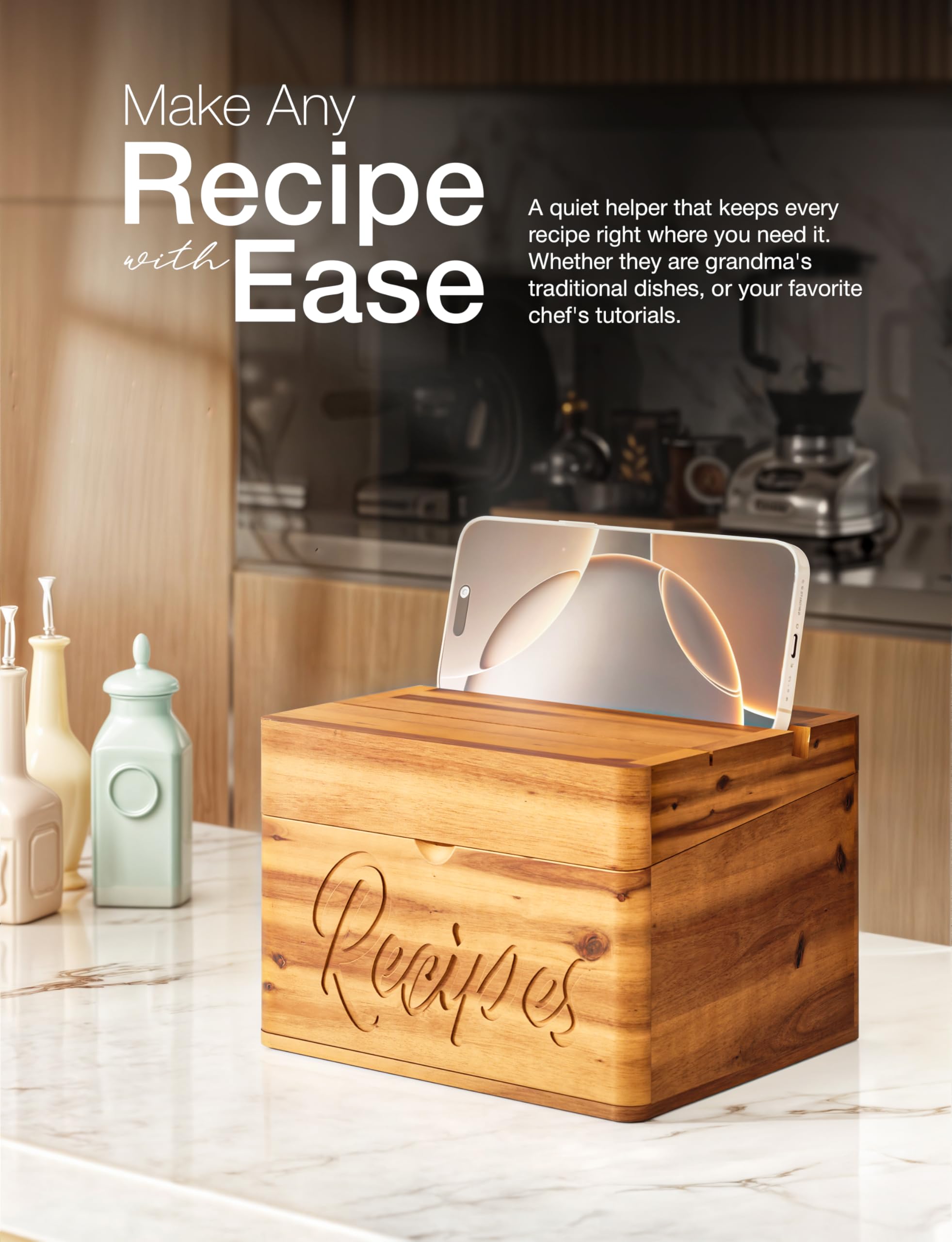 Tidita dividers and 100 blank cards displayed for easy meal planning
