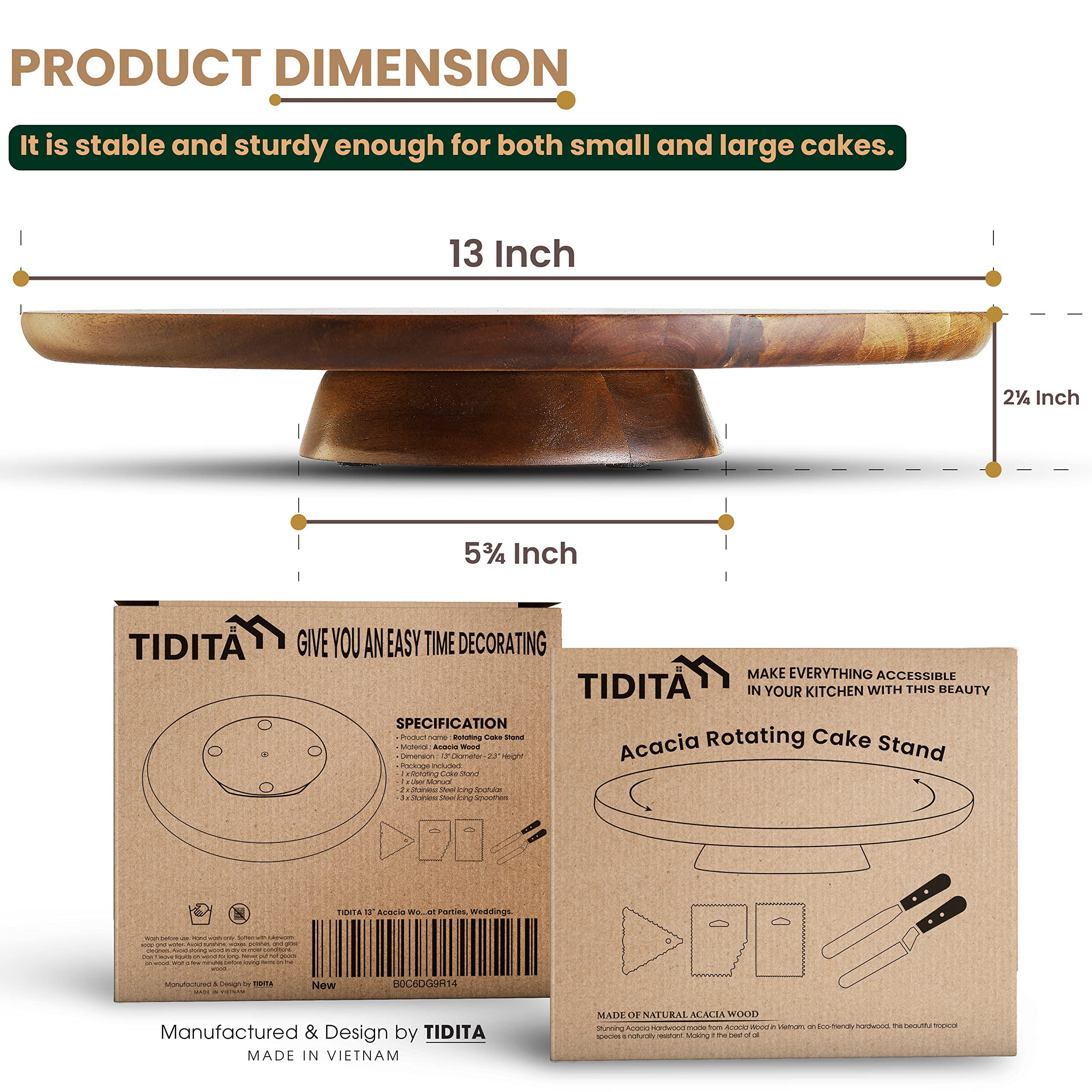Tidita three comb smoothers displayed to show pattern options for textured finishes