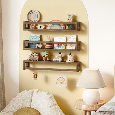 TidyCorner child reaching for book on shelf showing easy access benefit