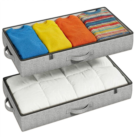 TidyCorner transparent top panel revealing contents for quick identification and convenience