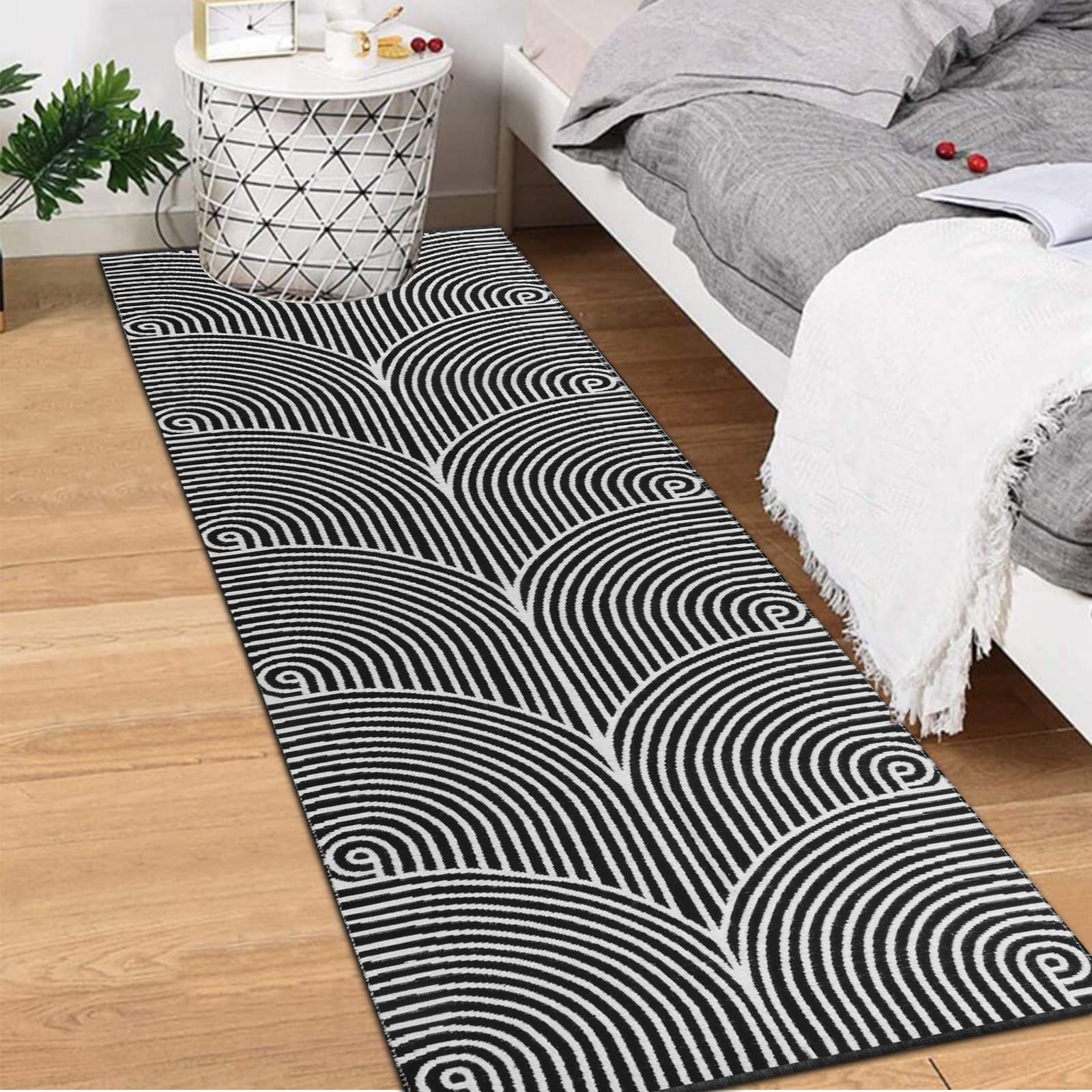 Tiffasea runner laid in hallway demonstrating added comfort benefit