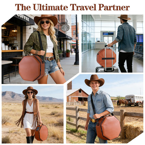 TIFFYONEK exterior zipper pocket holding passport and small travel essentials