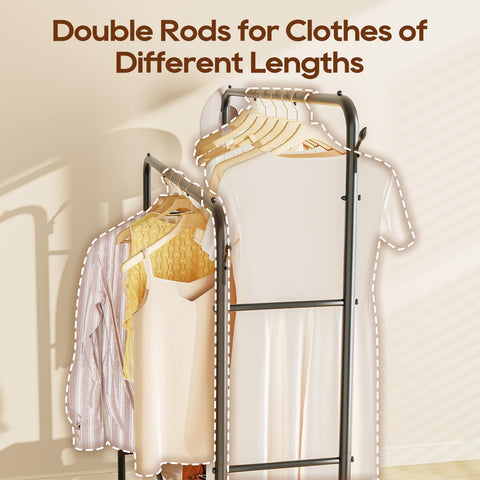 TigerParty side hooks holding bags and scarves for quick-access organization benefit