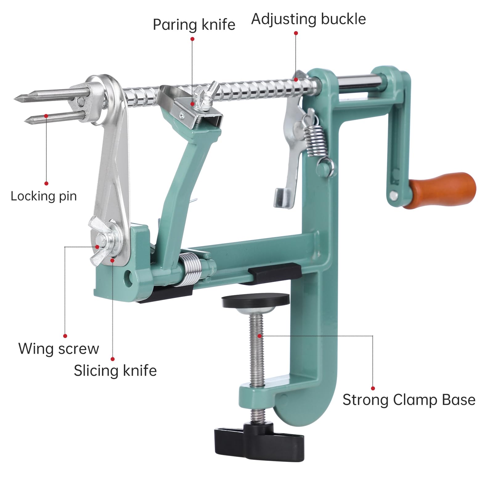 tigwin mounted on counter with clamp offering steady hands-free use