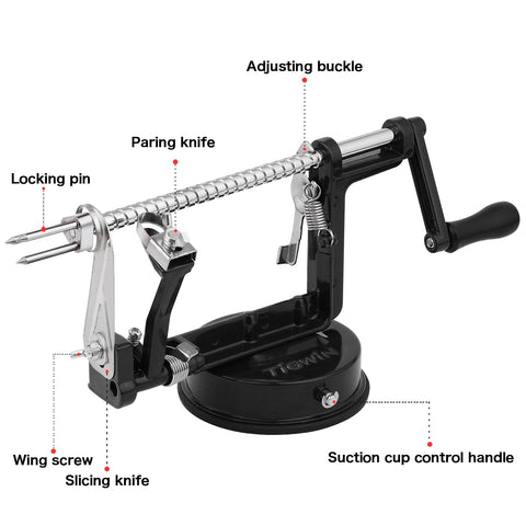 tigwin detailed suction base securing unit to countertop for stable one-handed use