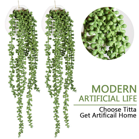 Tiita lifestyle shot at a wedding table highlighting durable, maintenance-free greenery