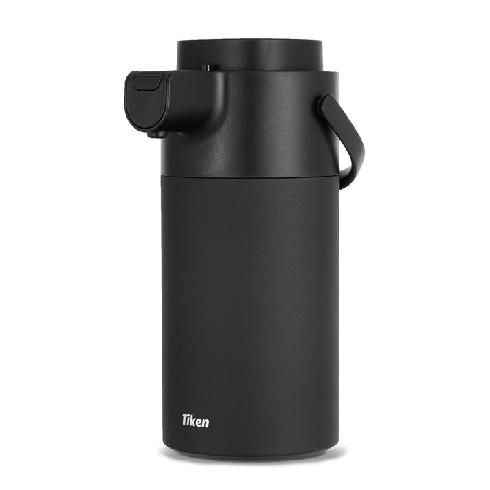 Tiken airpot lid detached to show removable design for thorough interior cleaning