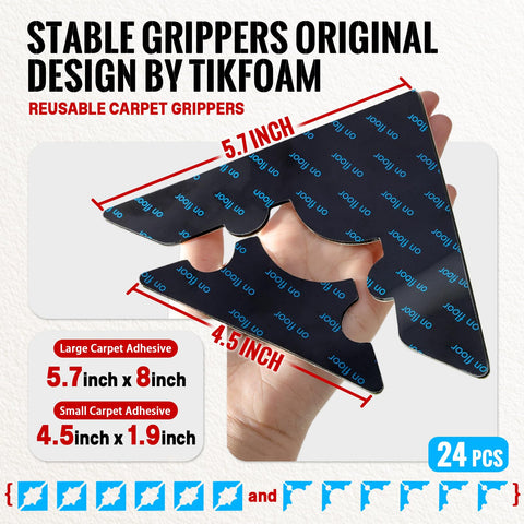Tikfoam large gripper close-up showing textured dual-sided grip