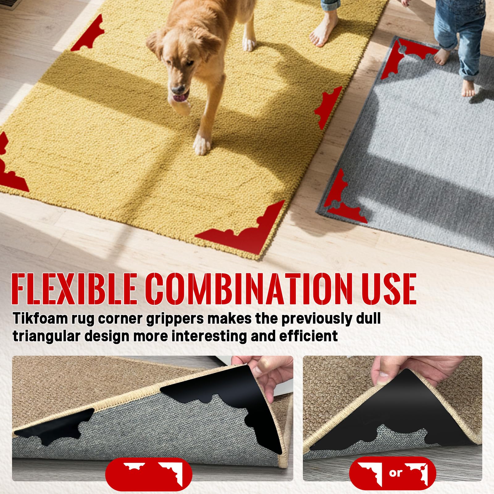 Tikfoam small gripper detail highlighting compact no-damage design