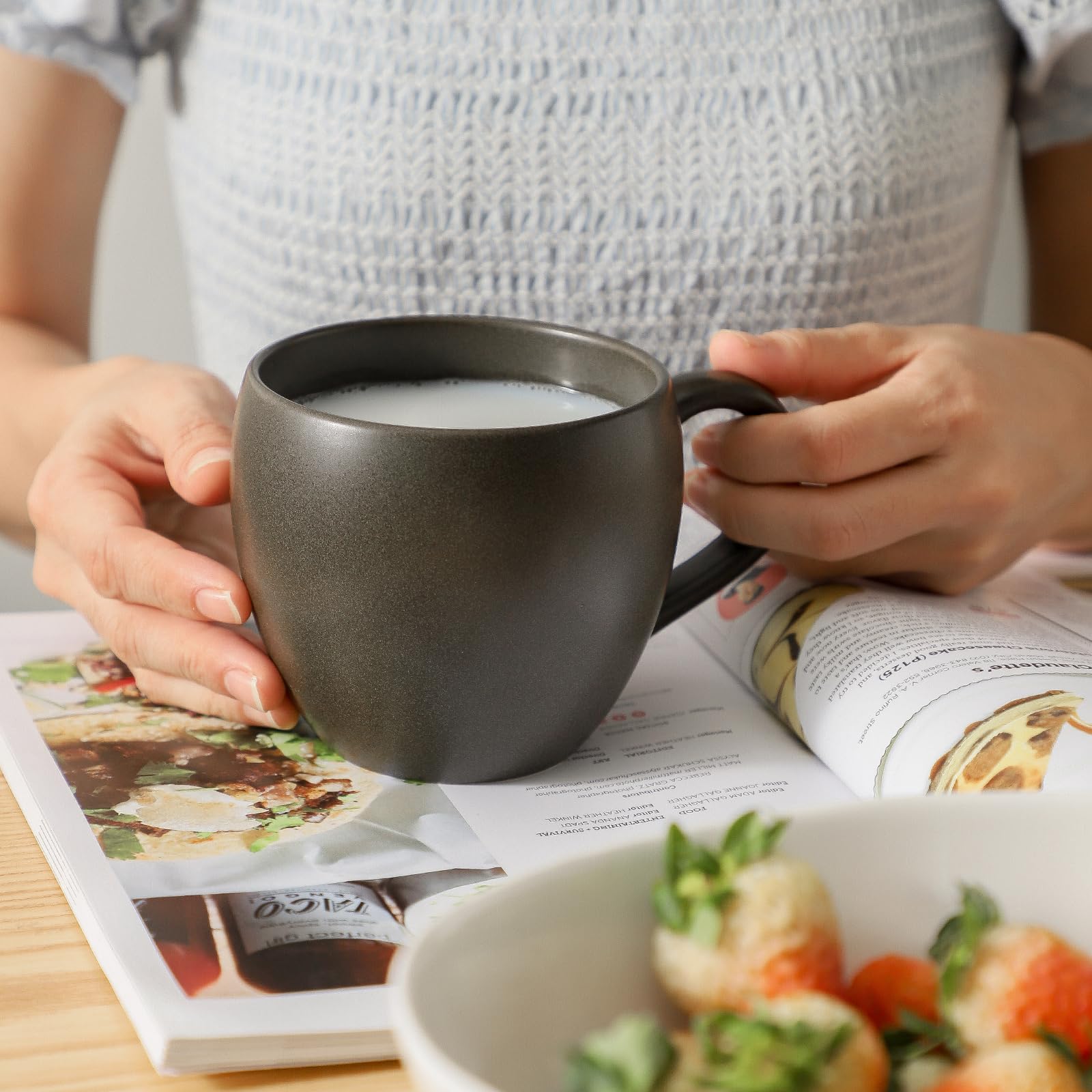 Tikooere mugs on kitchen counter in lifestyle scene offering daily style
