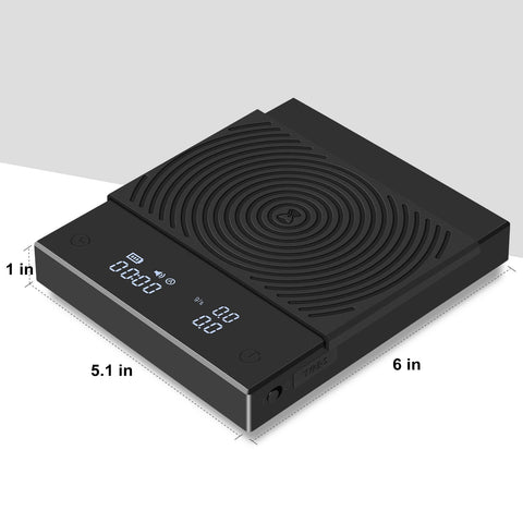 TIMEMORE sealed USB charging port detail preventing liquid ingress and damage