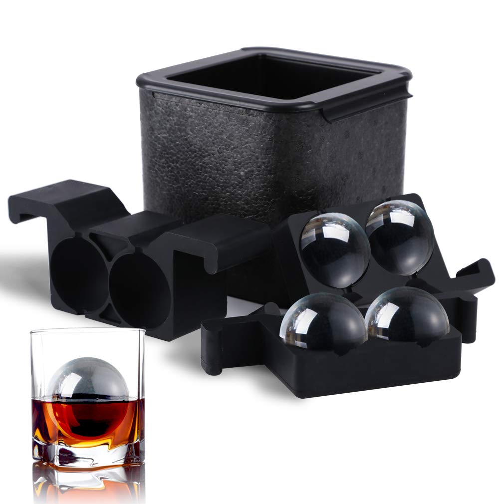 TINANA front packaging showing four-cavity ice tray and glassware benefit presentation