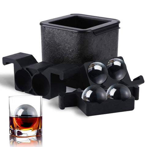 TINANA front packaging showing four-cavity ice tray and glassware benefit presentation