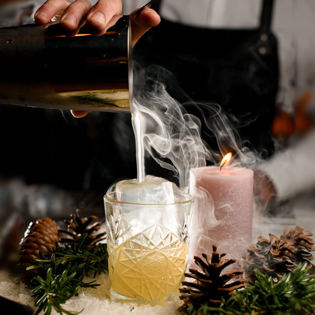 TINANA on home bar with cocktails highlighting upscale presentation and gifting benefit