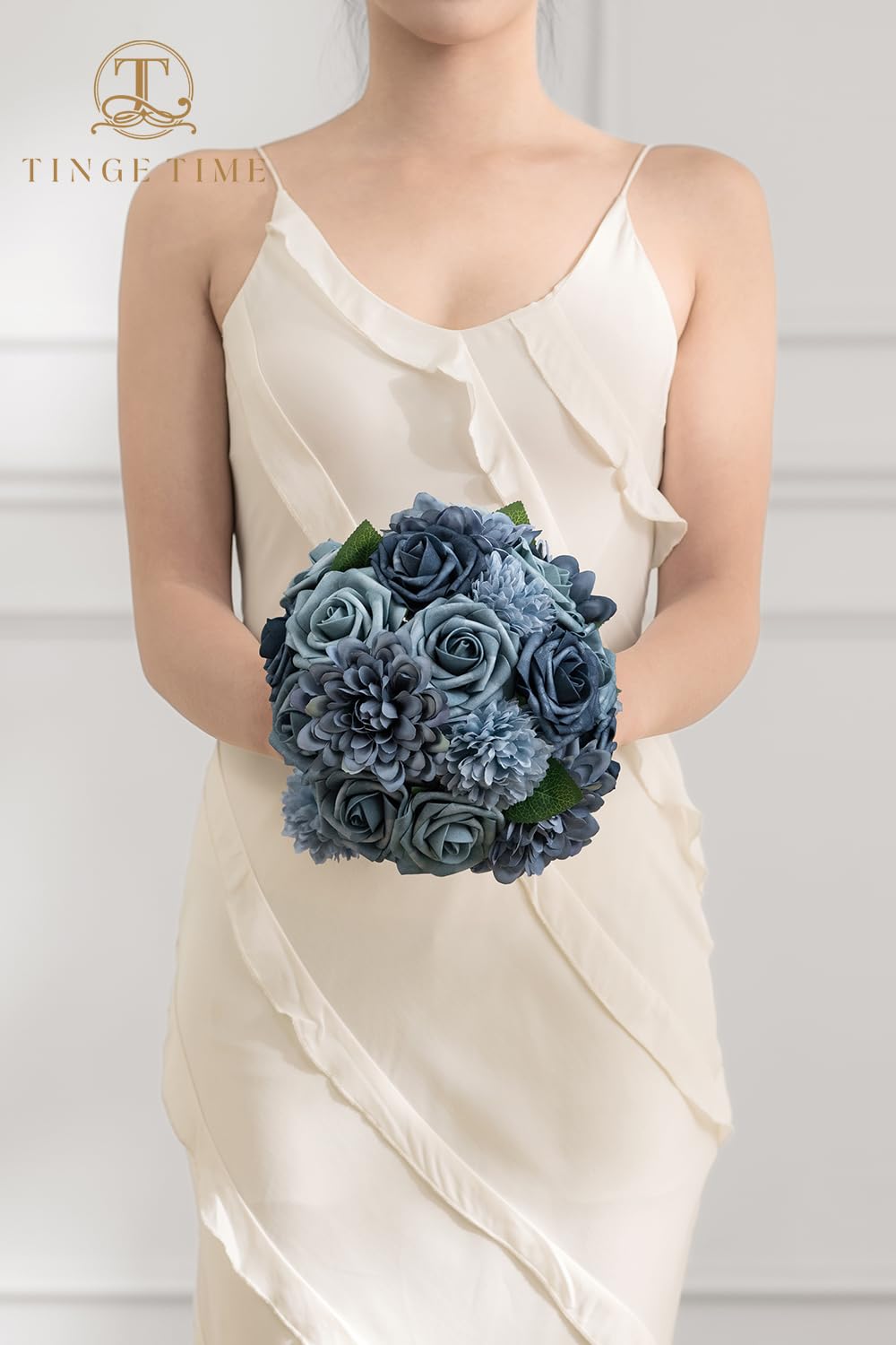 TINGE TIME centerpiece on table demonstrating event-ready styling