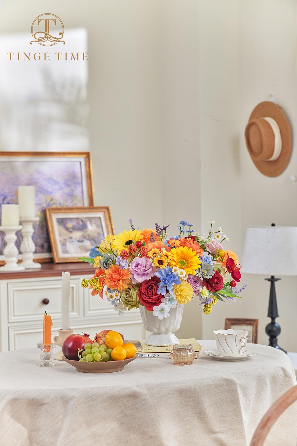 TINGE TIME detailed dahlia bloom, full shape for striking arrangements