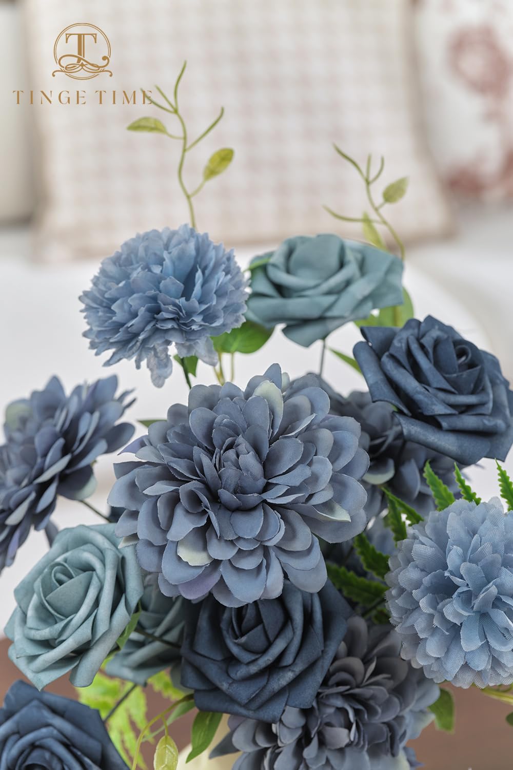 TINGE TIME flexible stems and four leaves for easy arranging