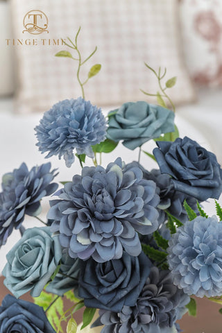 TINGE TIME flexible stems and four leaves for easy arranging