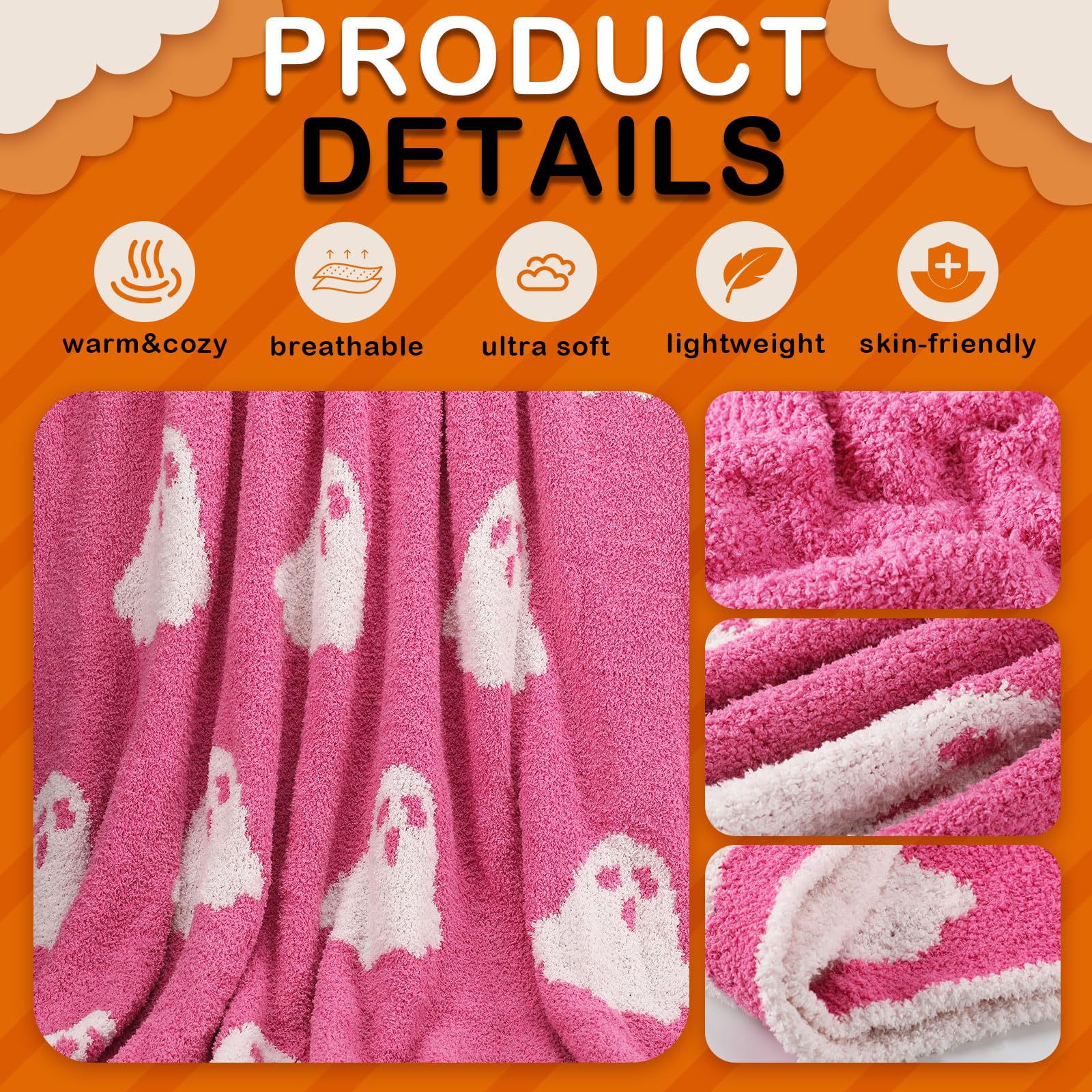 Tingjoo reversible side contrast revealing pink and white ghost patterns for styling