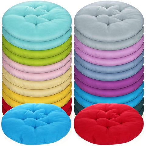 Tinideya front view of multicolor cushions showing vibrant classroom benefit