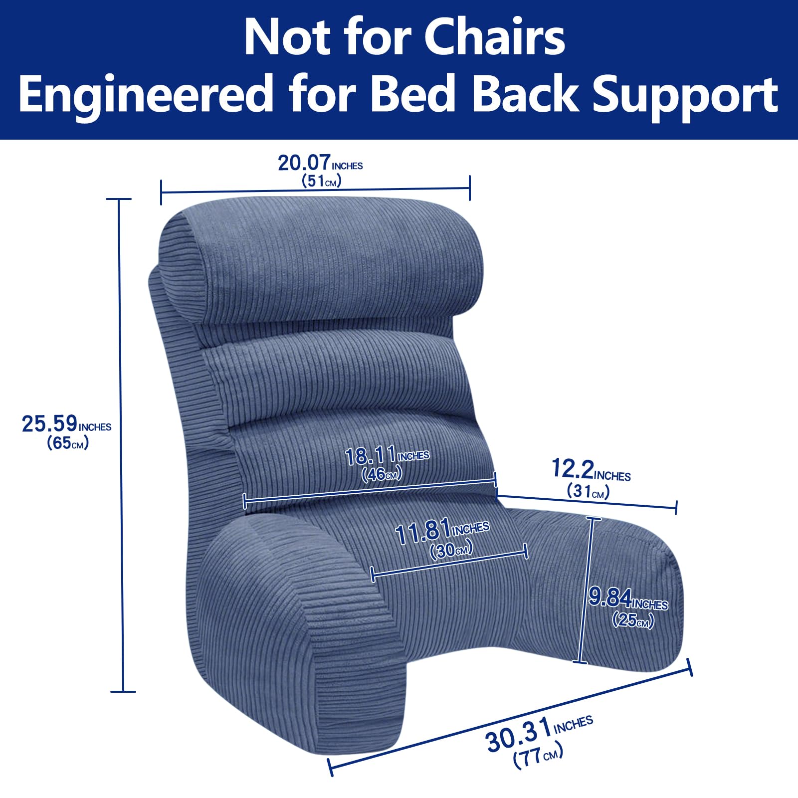 Tinuniyaa close-up of armrest and headrest for comfortable arm support