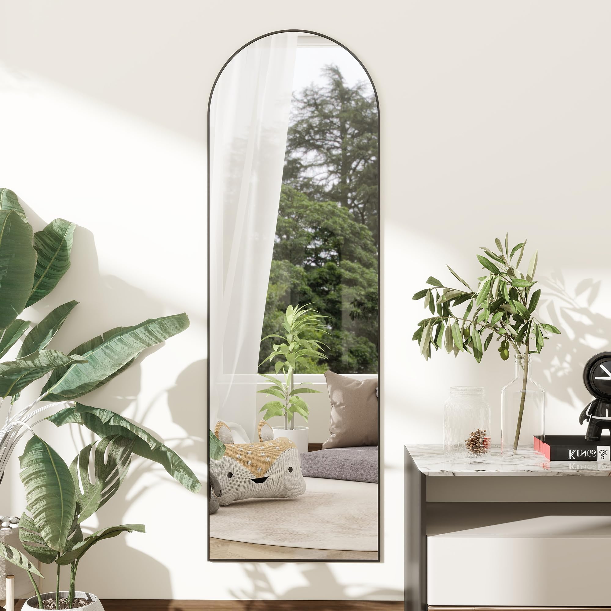 TinyTimes lifestyle entryway display showing light-enhancing and decor benefit