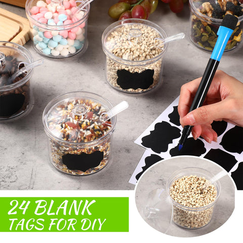 Tioncy jar beside hand to show 7.1 oz size and practical scale