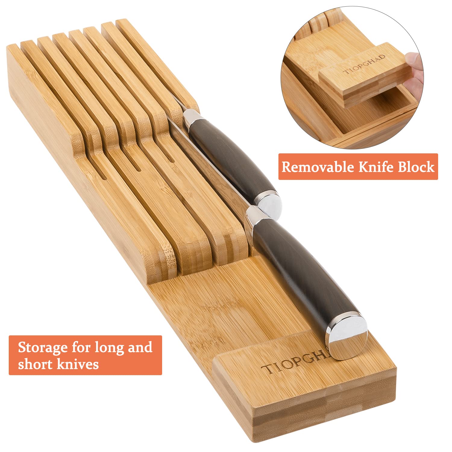 TIOPGHAD compartments filled with spatulas and spoons showing easy-reach functionality