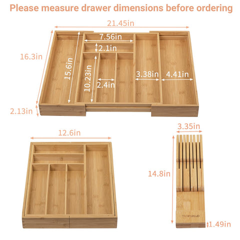 TIOPGHAD detachable knife rack closeup displaying secure blade storage and safer handling
