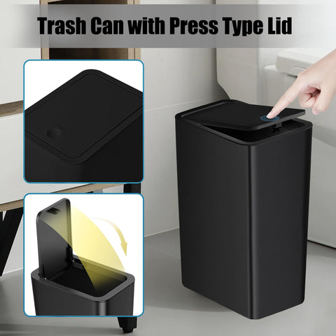 TIPGO in-use bathroom setting showing discreet fit next to vanity