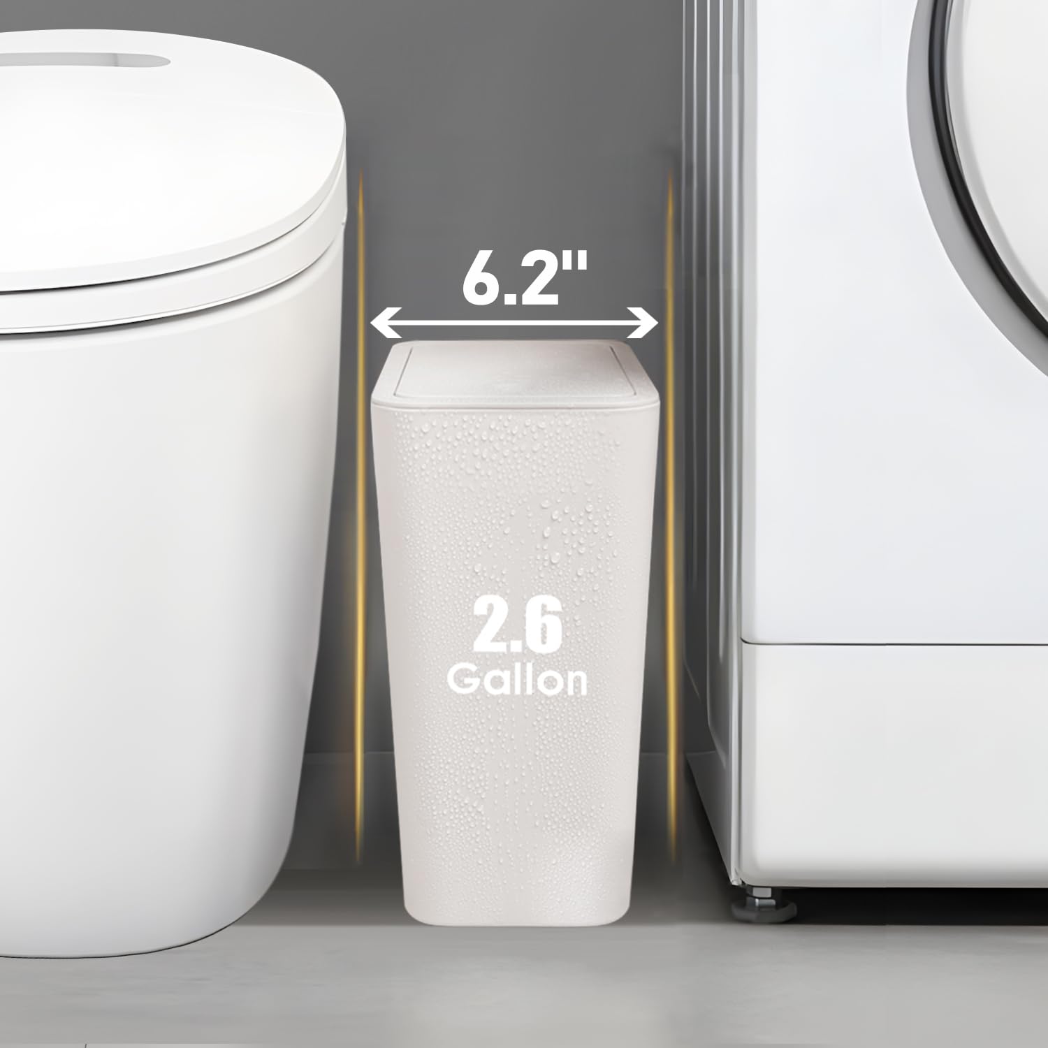 TIPGO pop-up lid action demonstrating one-handed convenience and quick access