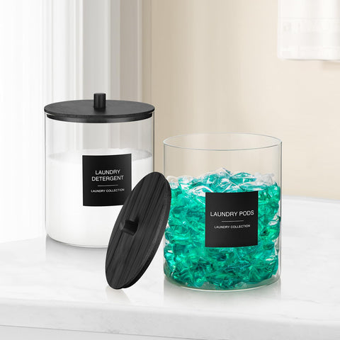 TIPGO styled set in laundry nook creating neat, stylish organization benefit