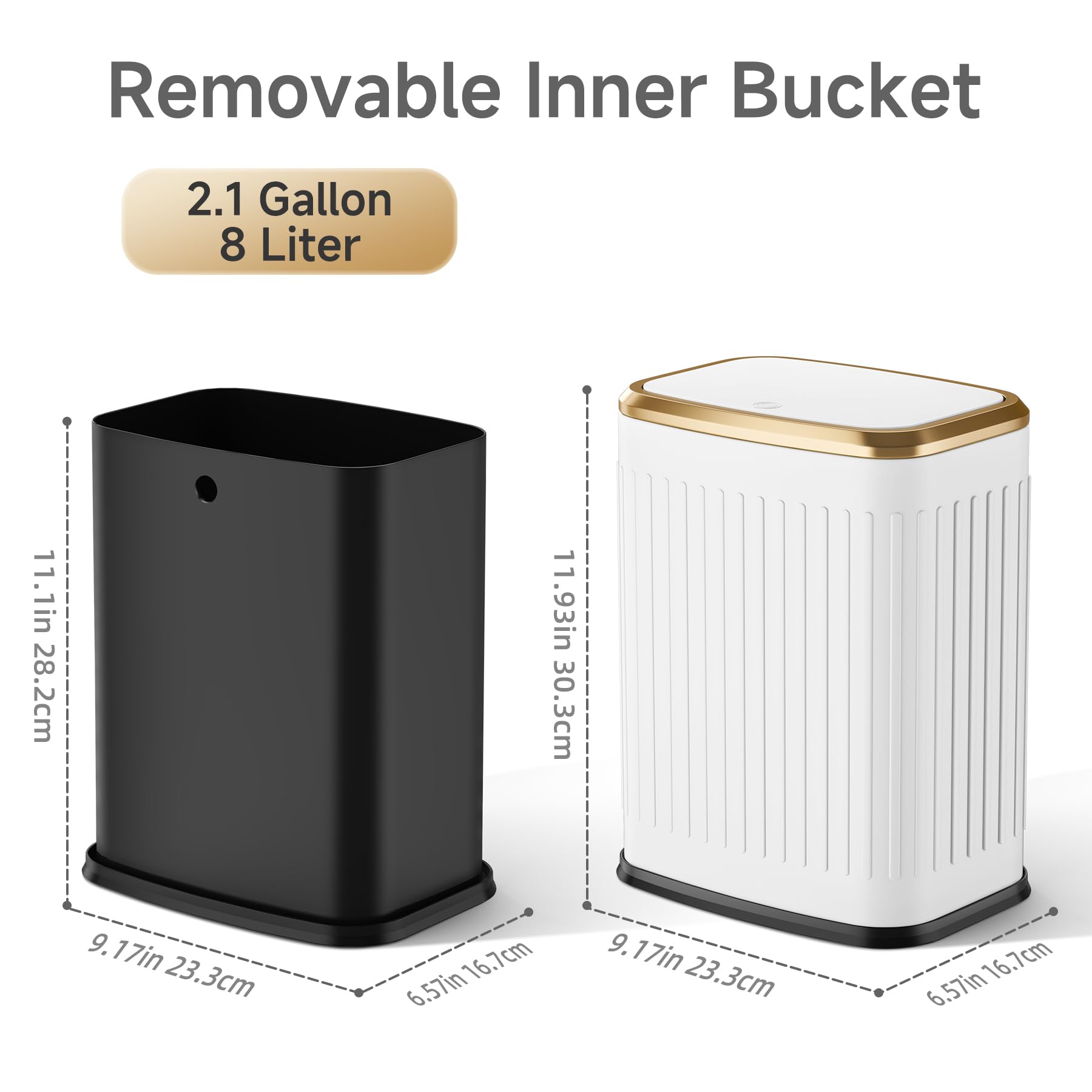 TIPGO beside toilet for scale showing compact fit in tight spaces