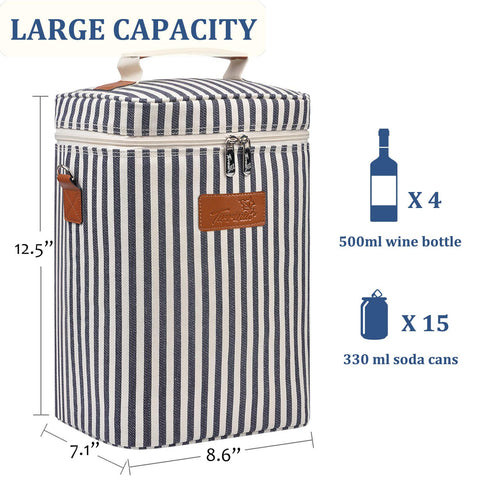 Tirrinia next to four standard bottles to show capacity and scale