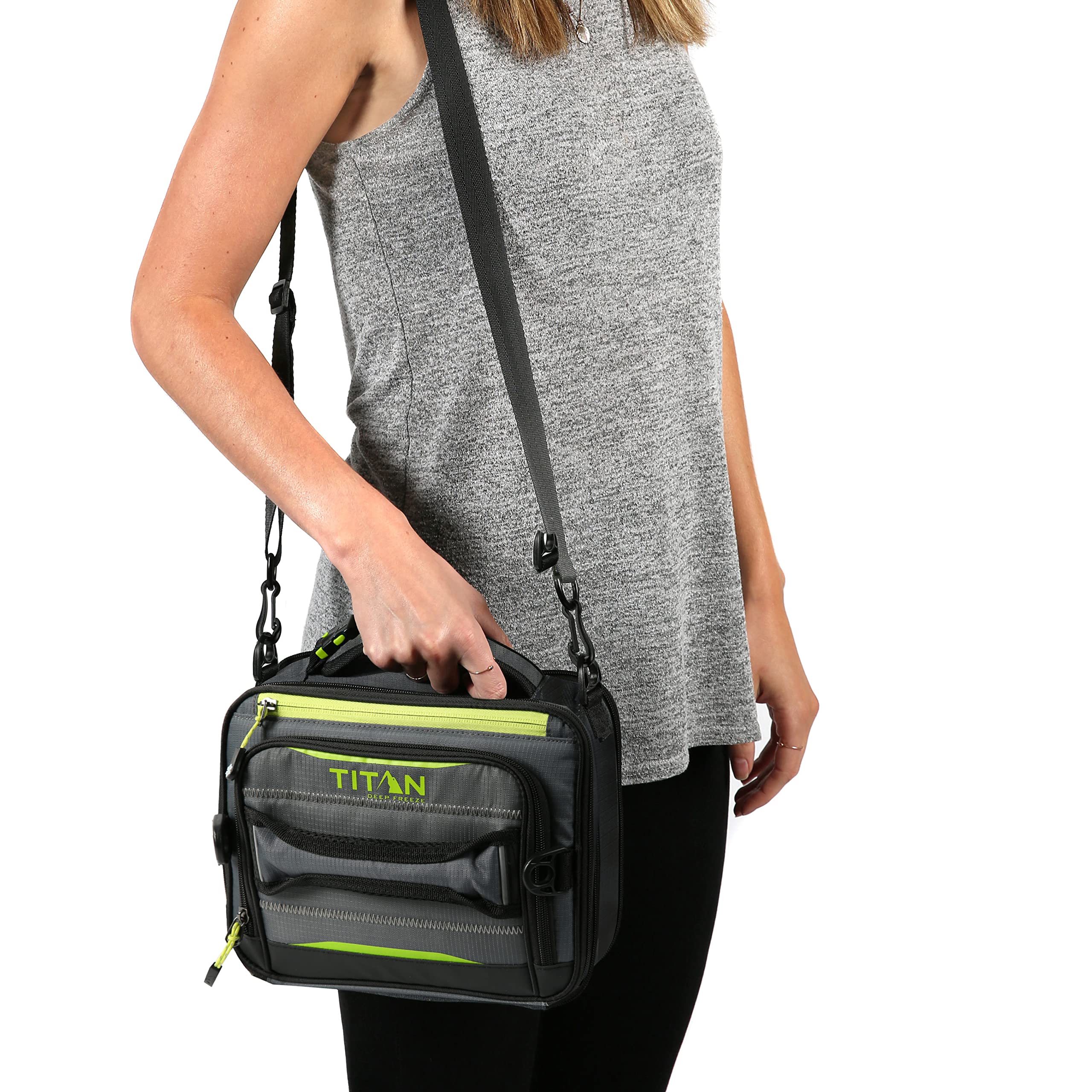 Titan by Arctic Zone insulated front pocket open for small-item organization benefit