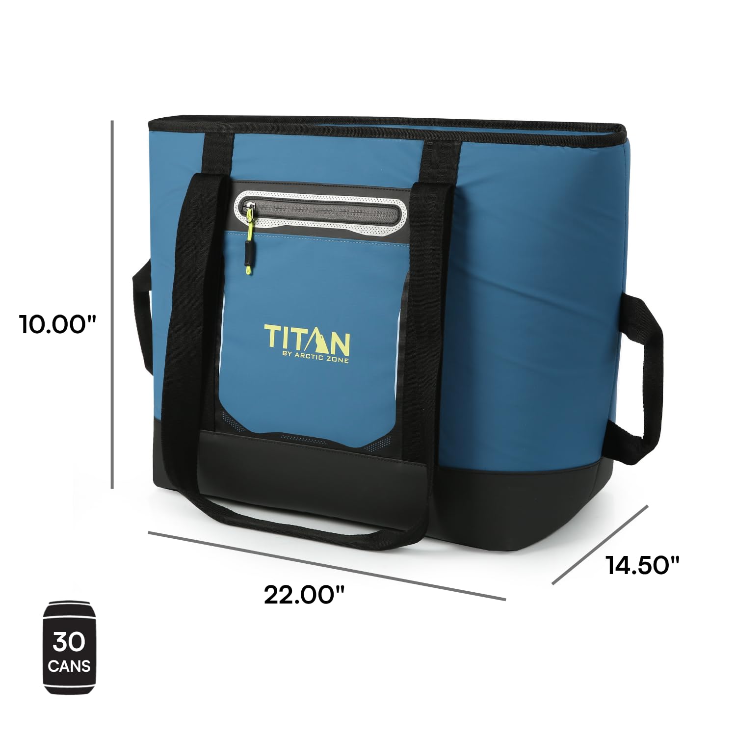 Titan by Arctic Zone handles and strap shown for comfortable carrying and transport ease