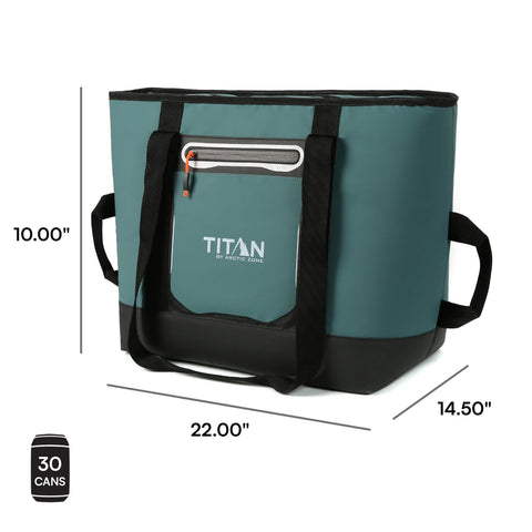 Titan by Arctic Zone reinforced straps for comfortable carrying and durability