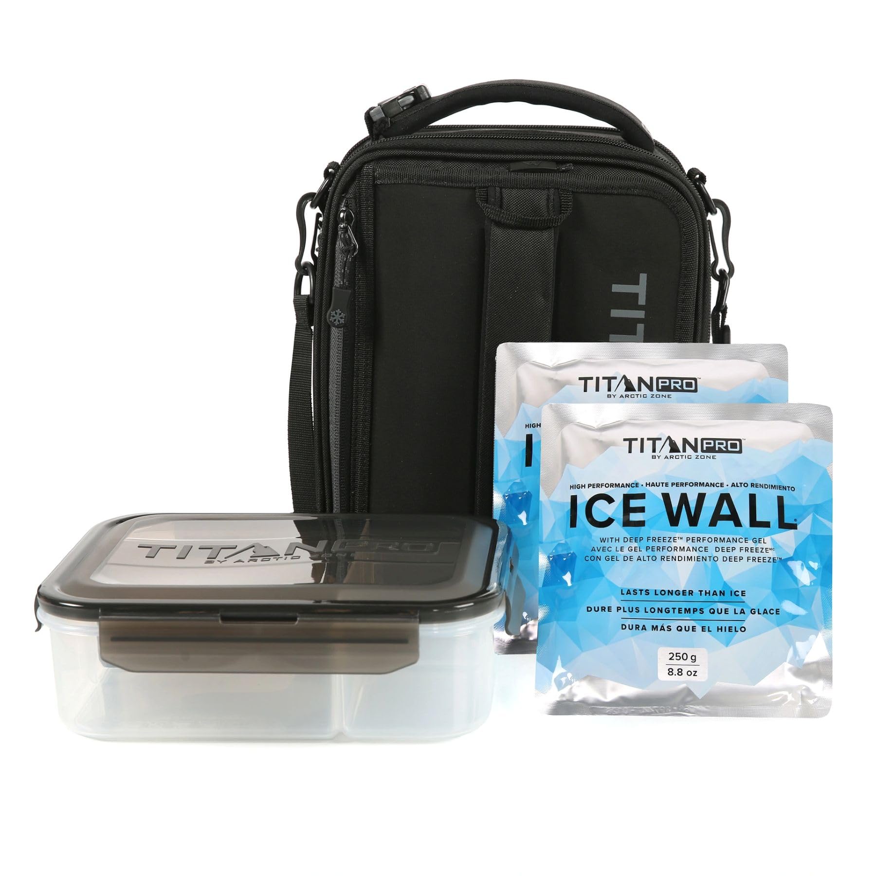 Titan PRO ice walls detail showing frozen cooling elements for longevity